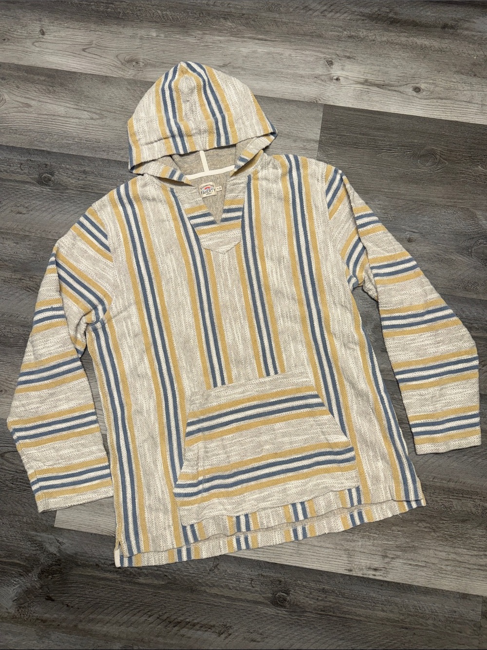 Faherty poncho sweater hoodie